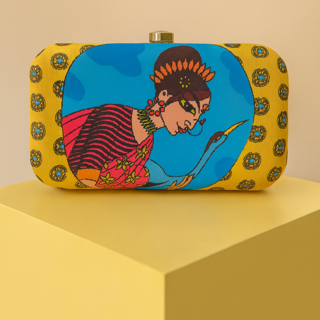 Womaniya Box Clutch & Sling Bag