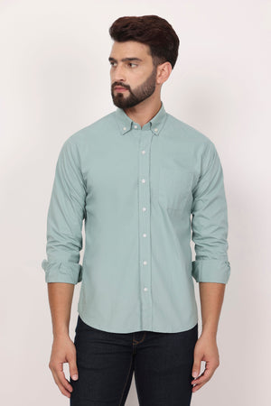 Dark Green Button Down