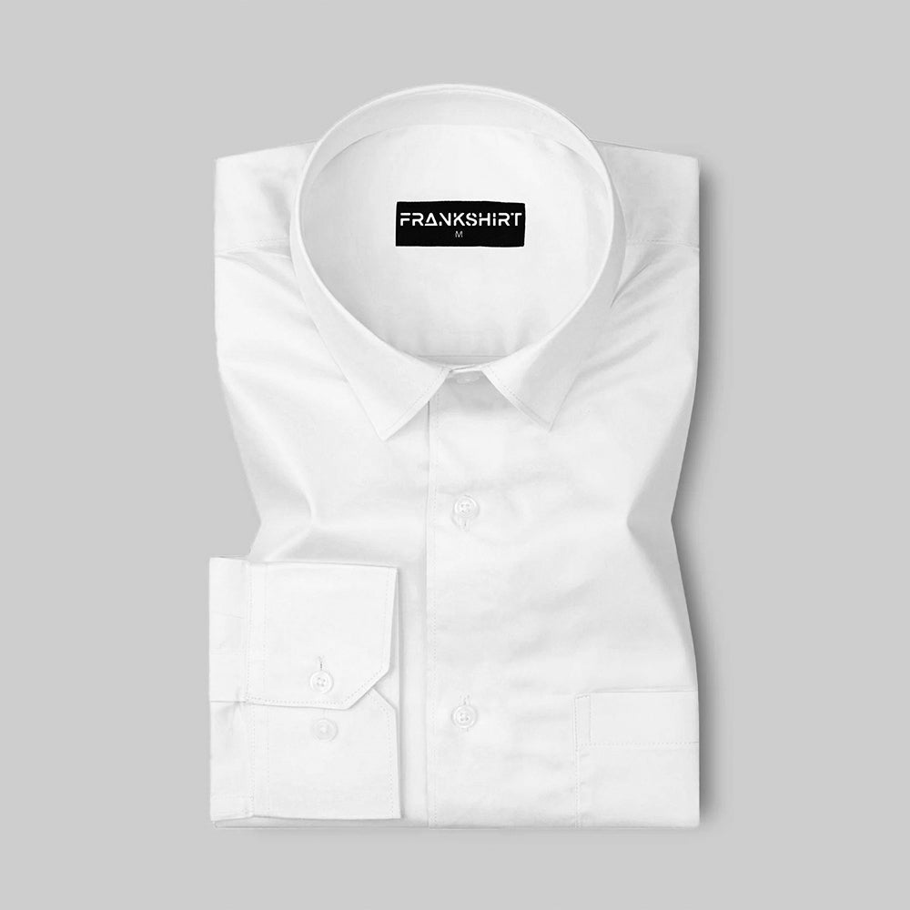 300GSM Premium Satin Shirt Combo for Men (White & Blush Pink)