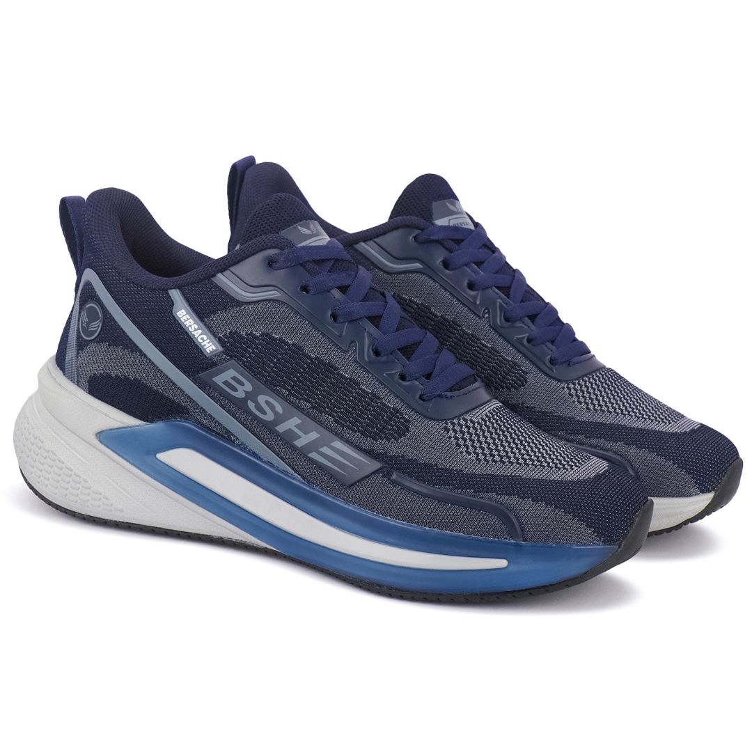 Bersache Premium Sports ,walking,Gym,cricket, Trending Running Shoes For Men's (Blue-9210)