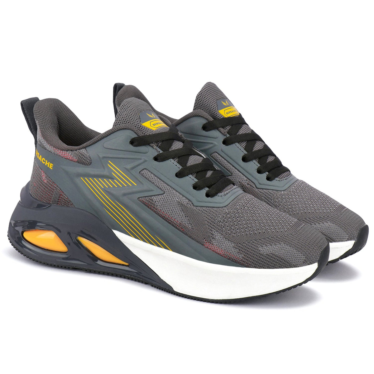 Bersache Premium Sports ,walking,Gym,cricket, Trending Running Shoes For Men's (Grey-9217)