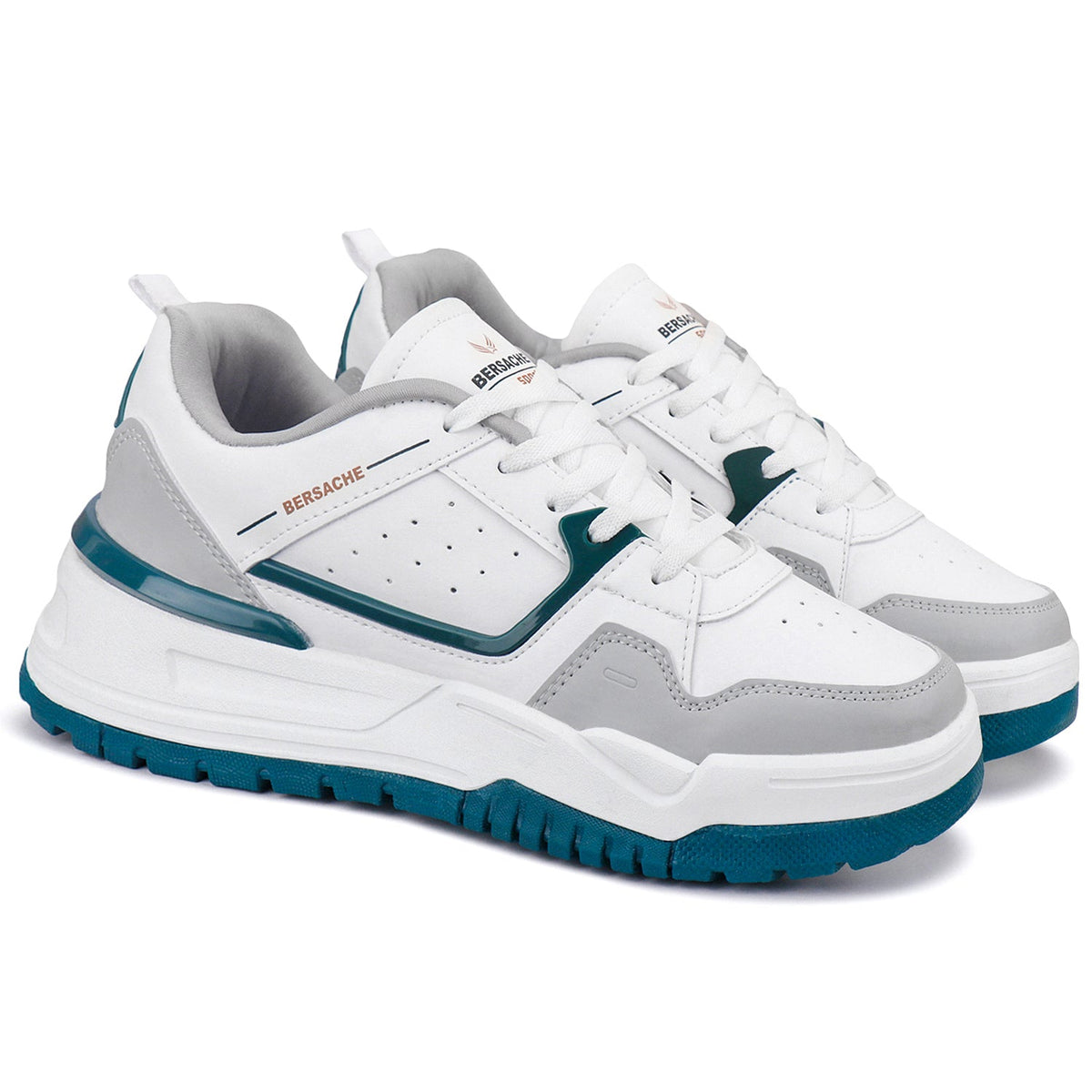 Bersache Premium Sports ,walking,Gym,cricket, Trending Running Shoes For Men's (White-9219)