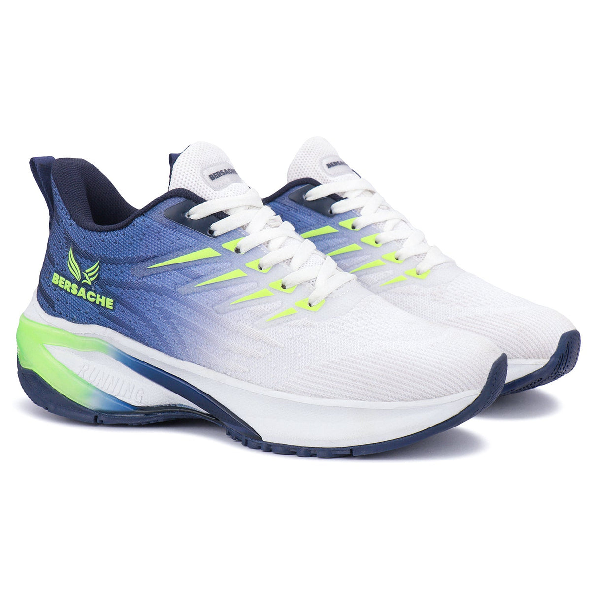 Bersache Premium Sports ,walking,Gym,cricket, Trending Running Shoes For Men's (Blue-White-9213)
