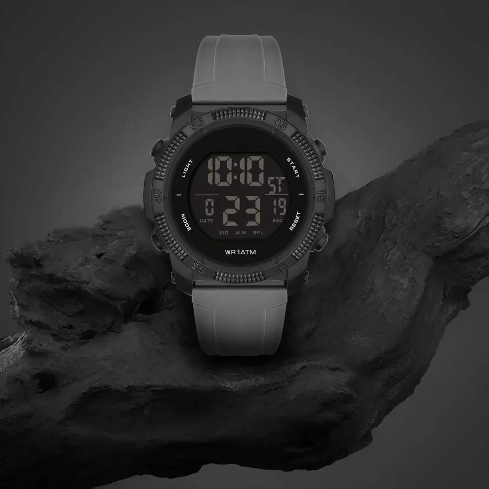 07 Steel Analog Digital Sports Watch AS2