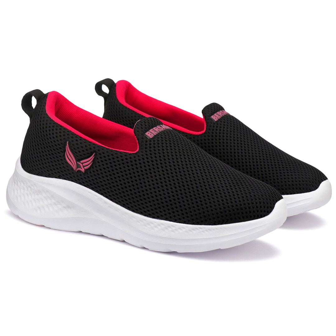 Bersache Premium Sports ,Gym, Trending Stylish Running Colour Changing shoes for Women (Red-8097)