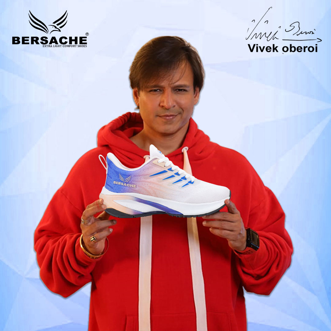 Bersache Premium Sports ,walking,Gym,cricket, Trending Running Shoes For Men's (Blue-White-9212)