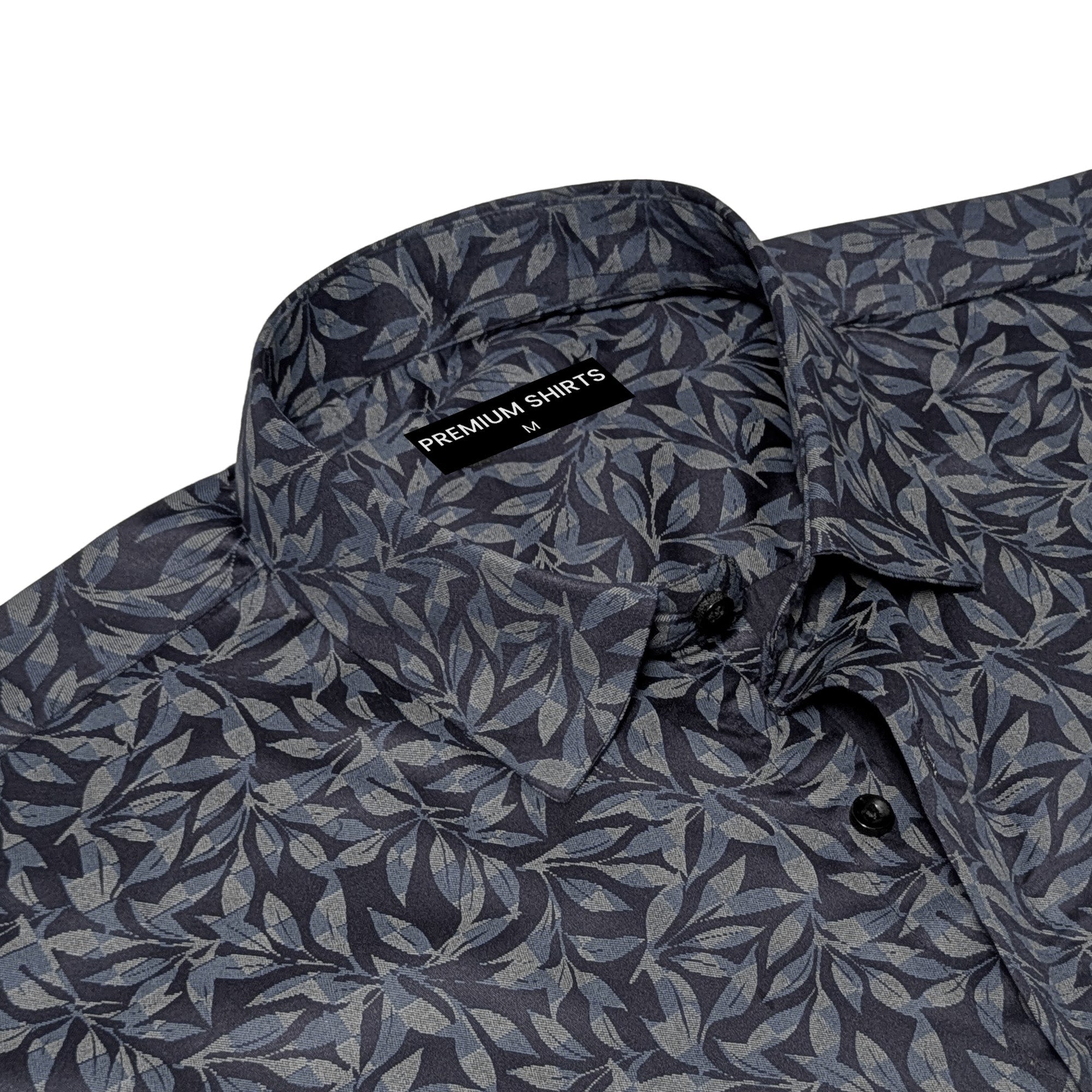 Blue Floral Print Party Wear Shirt for Men