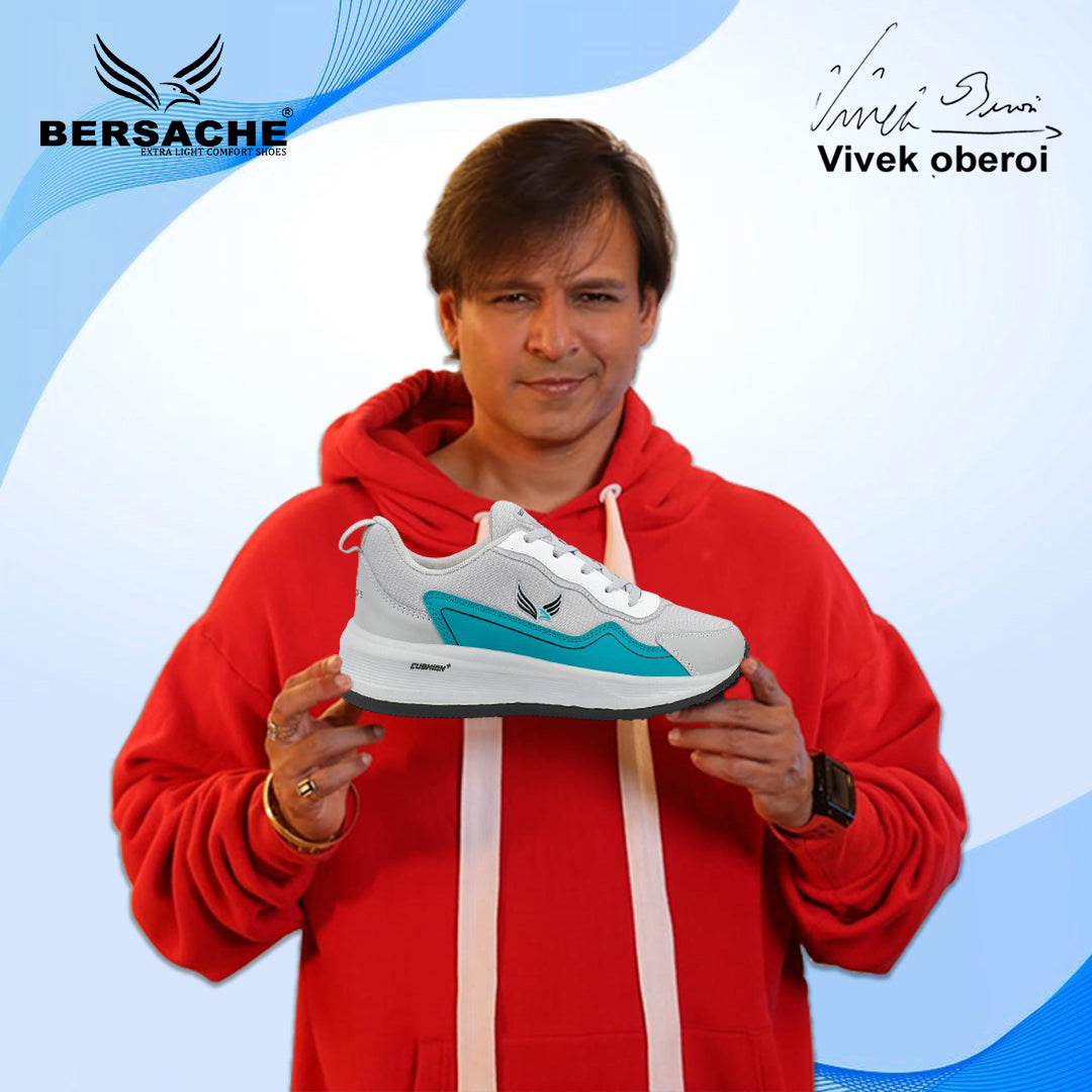 Bersache Premium Sports ,walking,Gym,cricket, Trending Running Shoes For Men's (Green-8145)