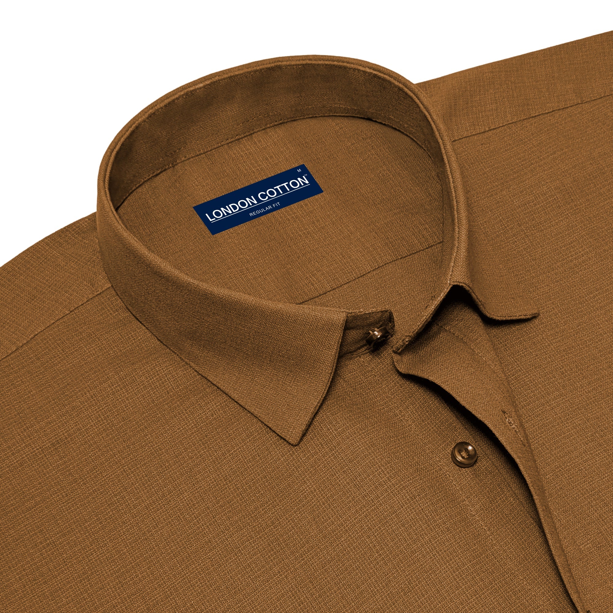 Pack of 2 Textured Linen Shirts (Mehendi & Brown)