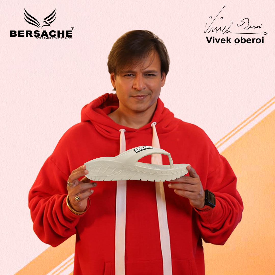 Bersache Extra Soft Classic Casual with Regular wear with Ultra Soft & Flexibility Technology Slipper For Men's & Boy's-Beige-6256