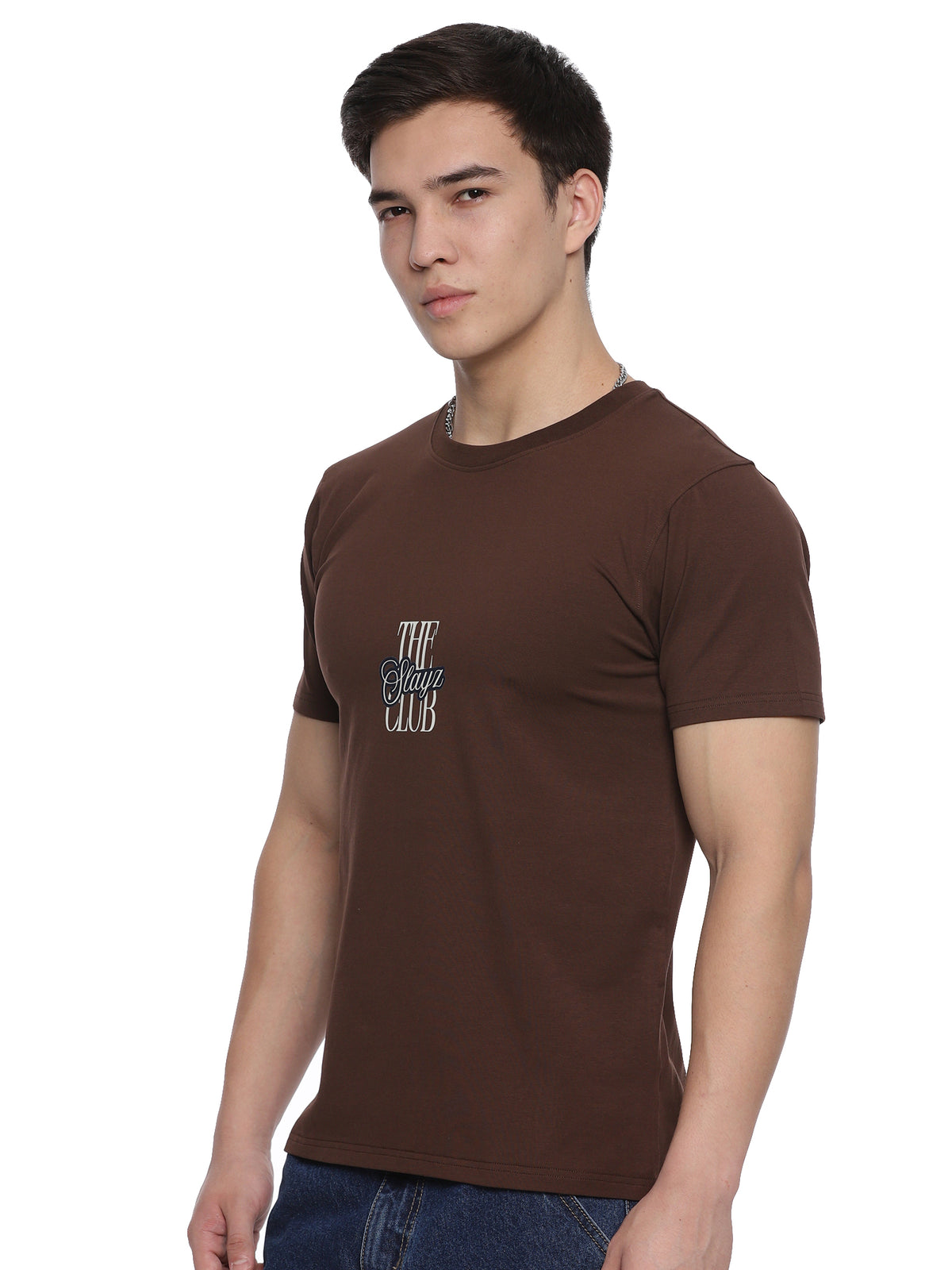 Slayz Printed Round Neck T-Shirt – RTSJDCDP1