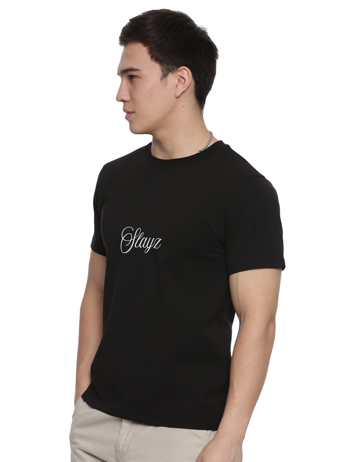 Slayz Printed Round Neck T-Shirt – RTSJBDP2
