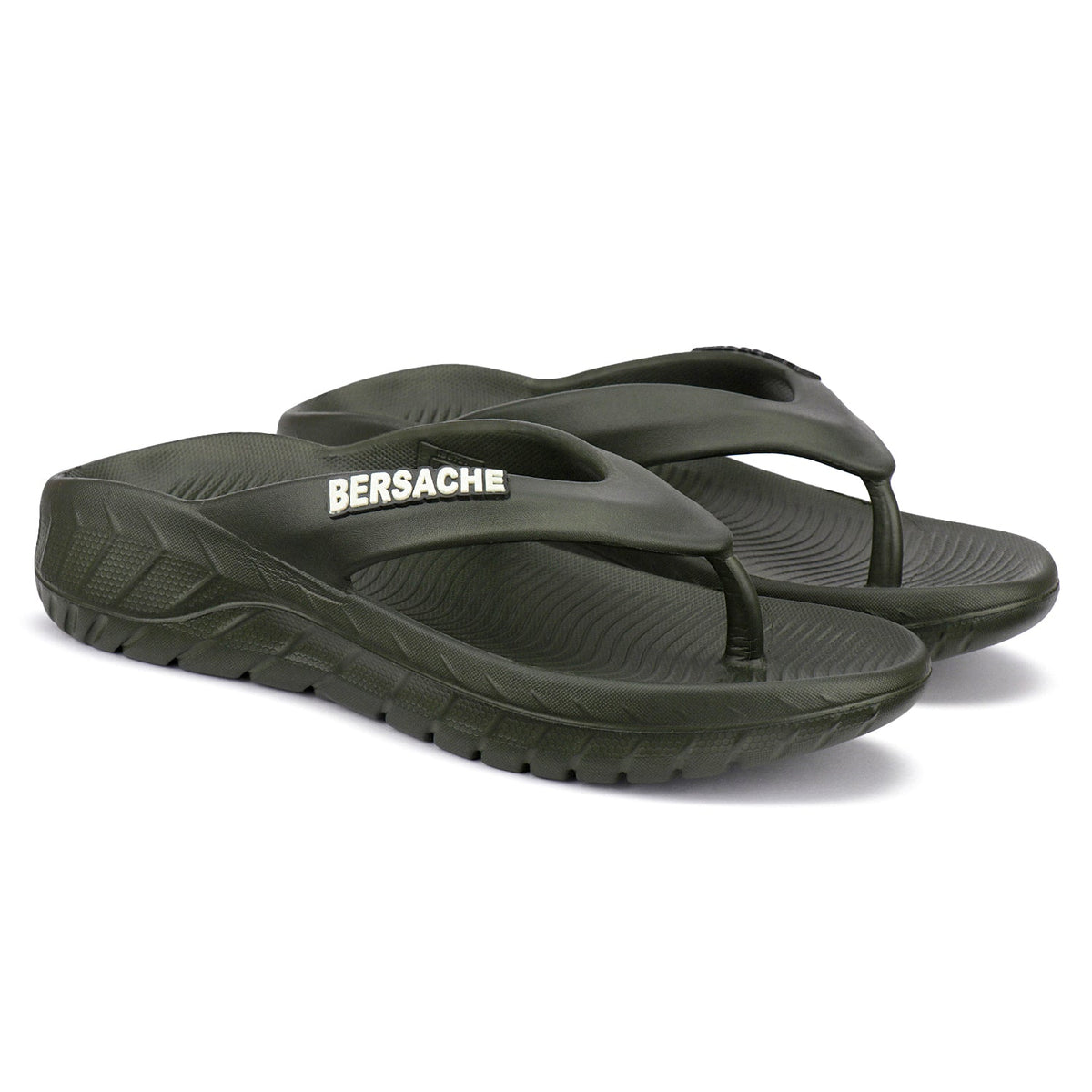 Bersache Extra Soft Classic Casual with Regular wear with Ultra Soft & Flexibility Technology Slipper For Men's & Boy's-Black-6255