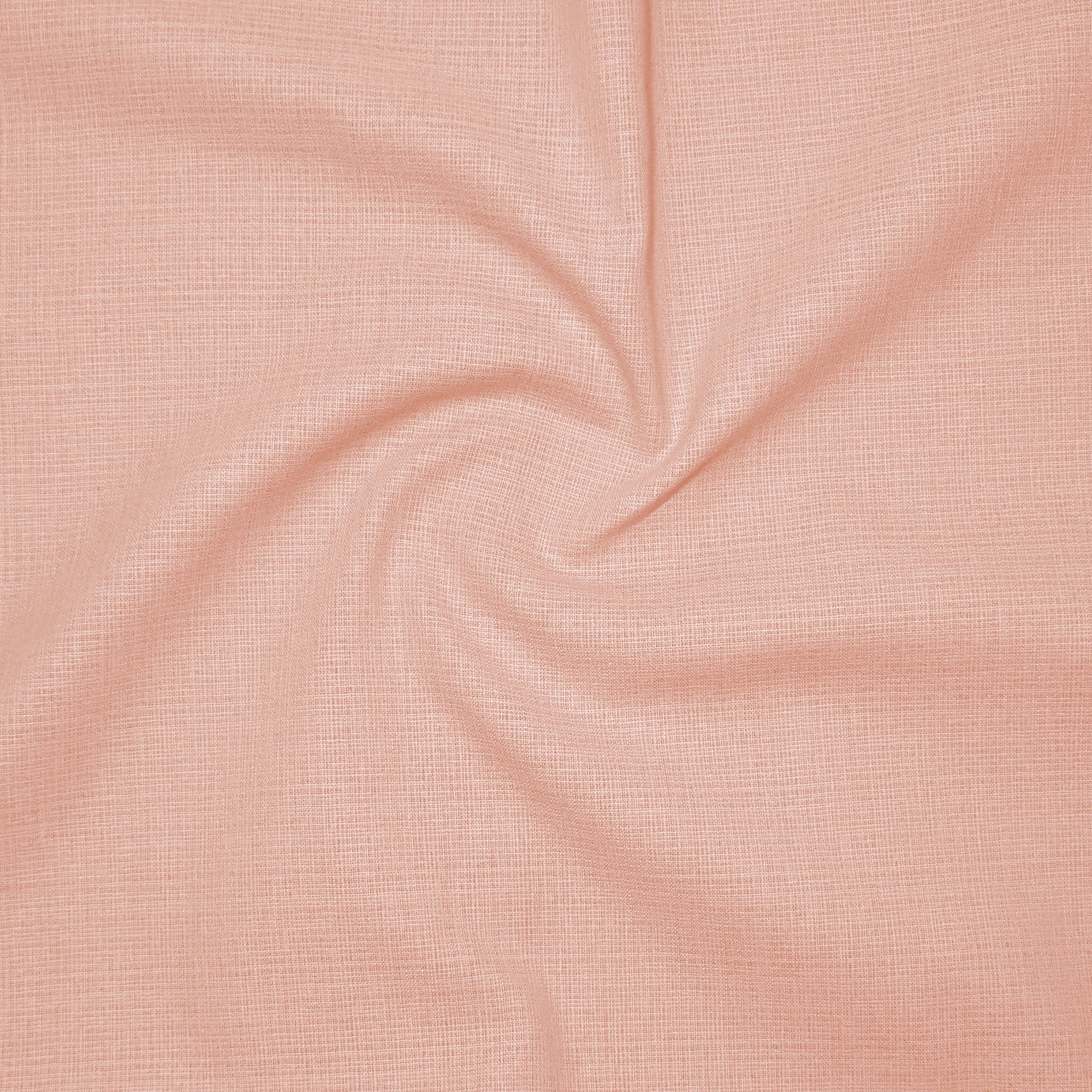 Rose Gold Textured Linen Shirt For Men