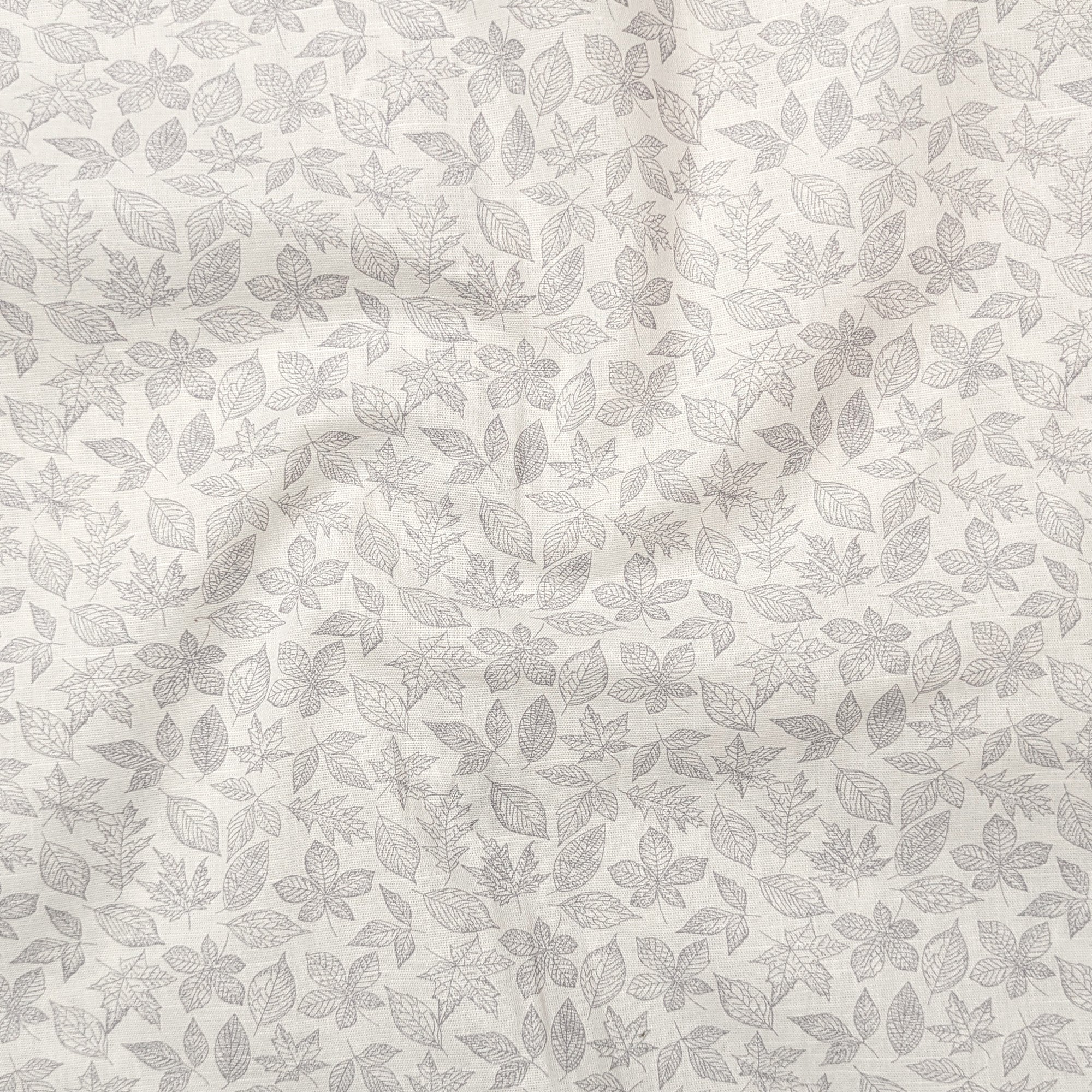 White Lavender Abstract Linen Shirt For Men