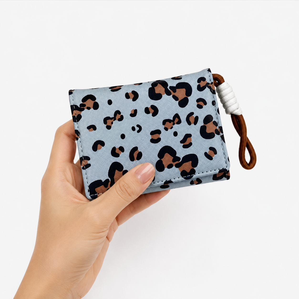 Snow Leopard Mini Wallet