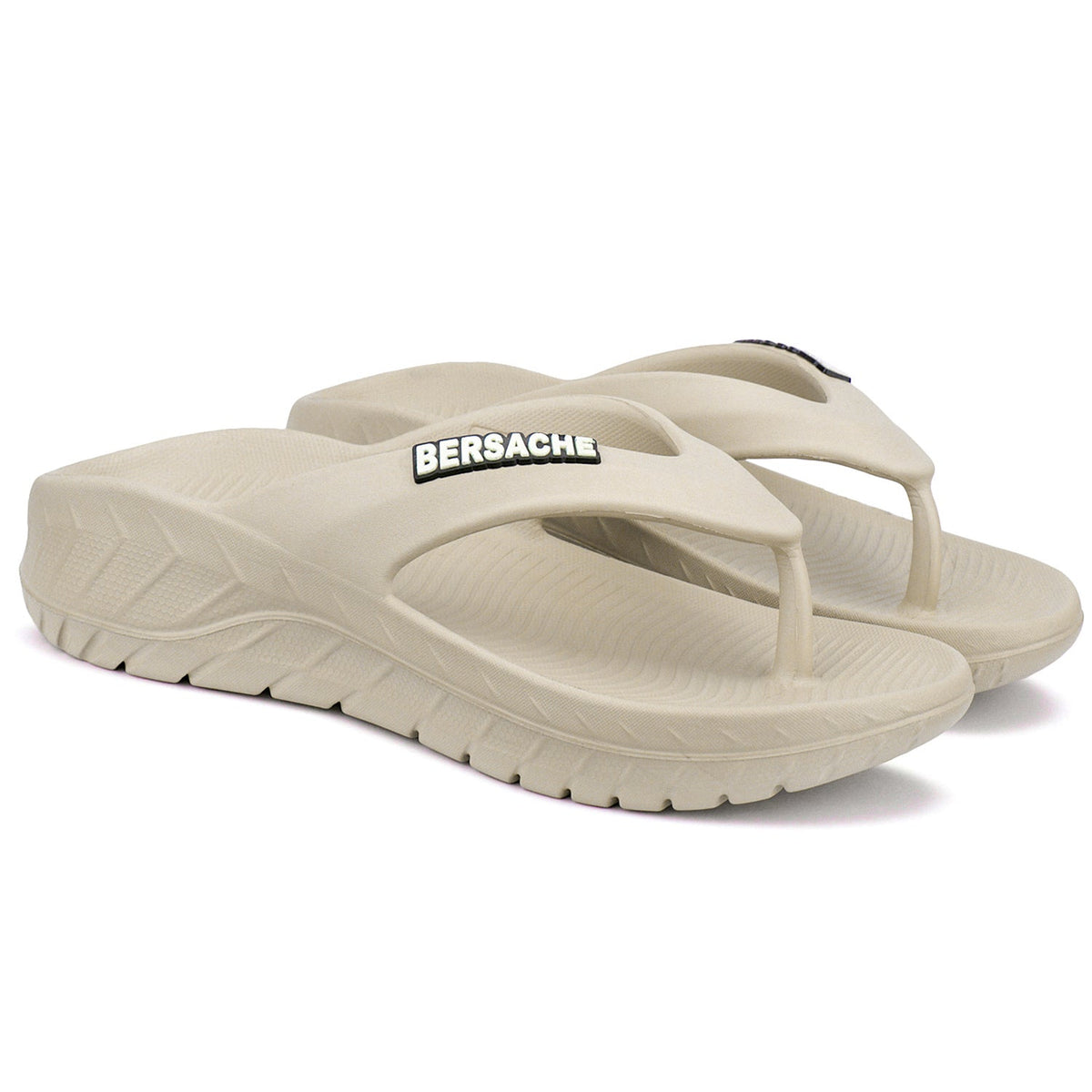 Bersache Extra Soft Classic Casual with Regular wear with Ultra Soft & Flexibility Technology Slipper For Men's & Boy's-Beige-6256