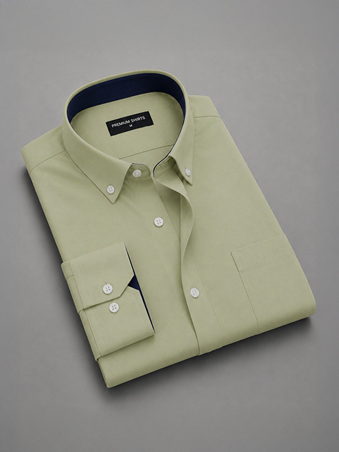 Pista Satin Contrast Collar Shirt for Men