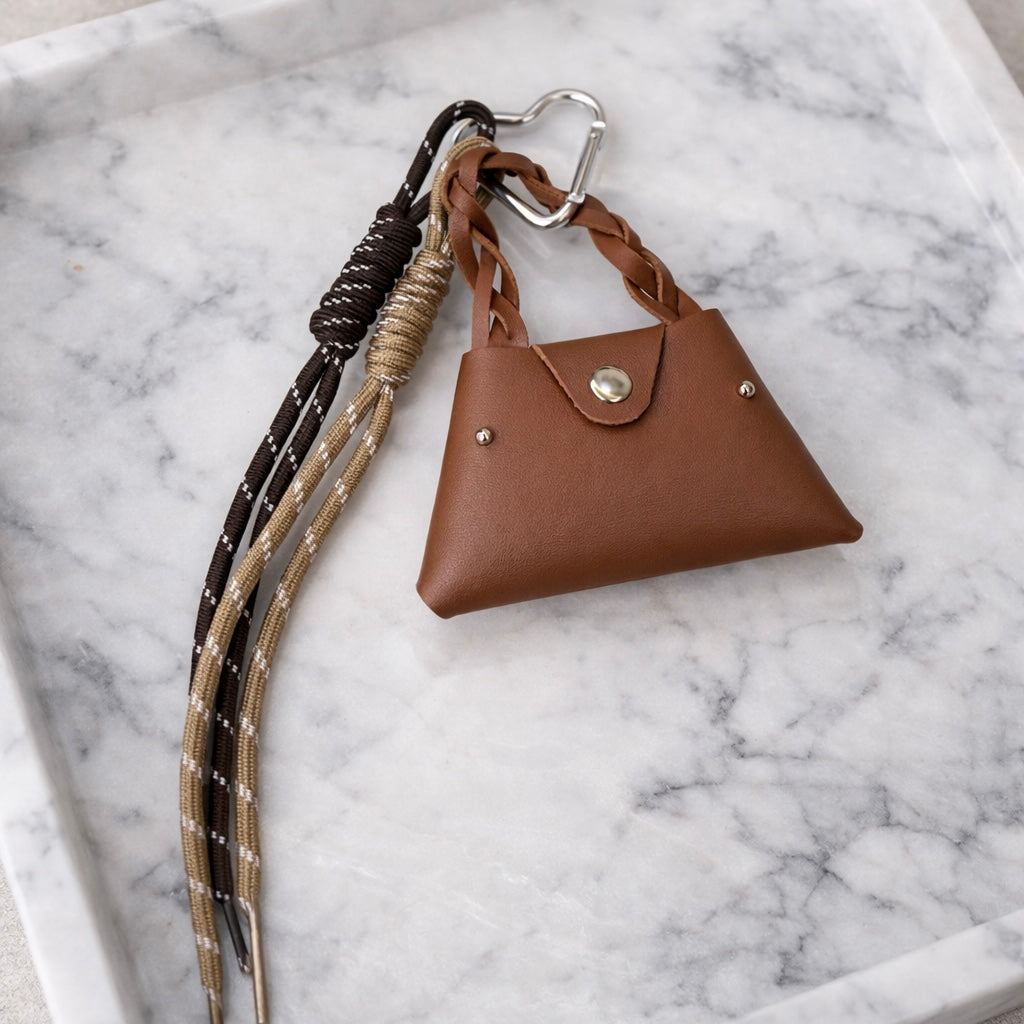 Mimi Pouch Bag Charm Keychain for Women & Girls