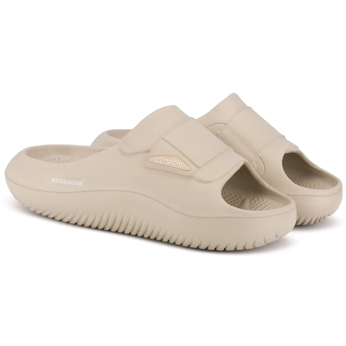 Bersache Extra Soft Classic Casual CHAPPAL with Regular wear with Ultra Soft & Flexibility Technology Slippers for Men's-(6282-Beige)