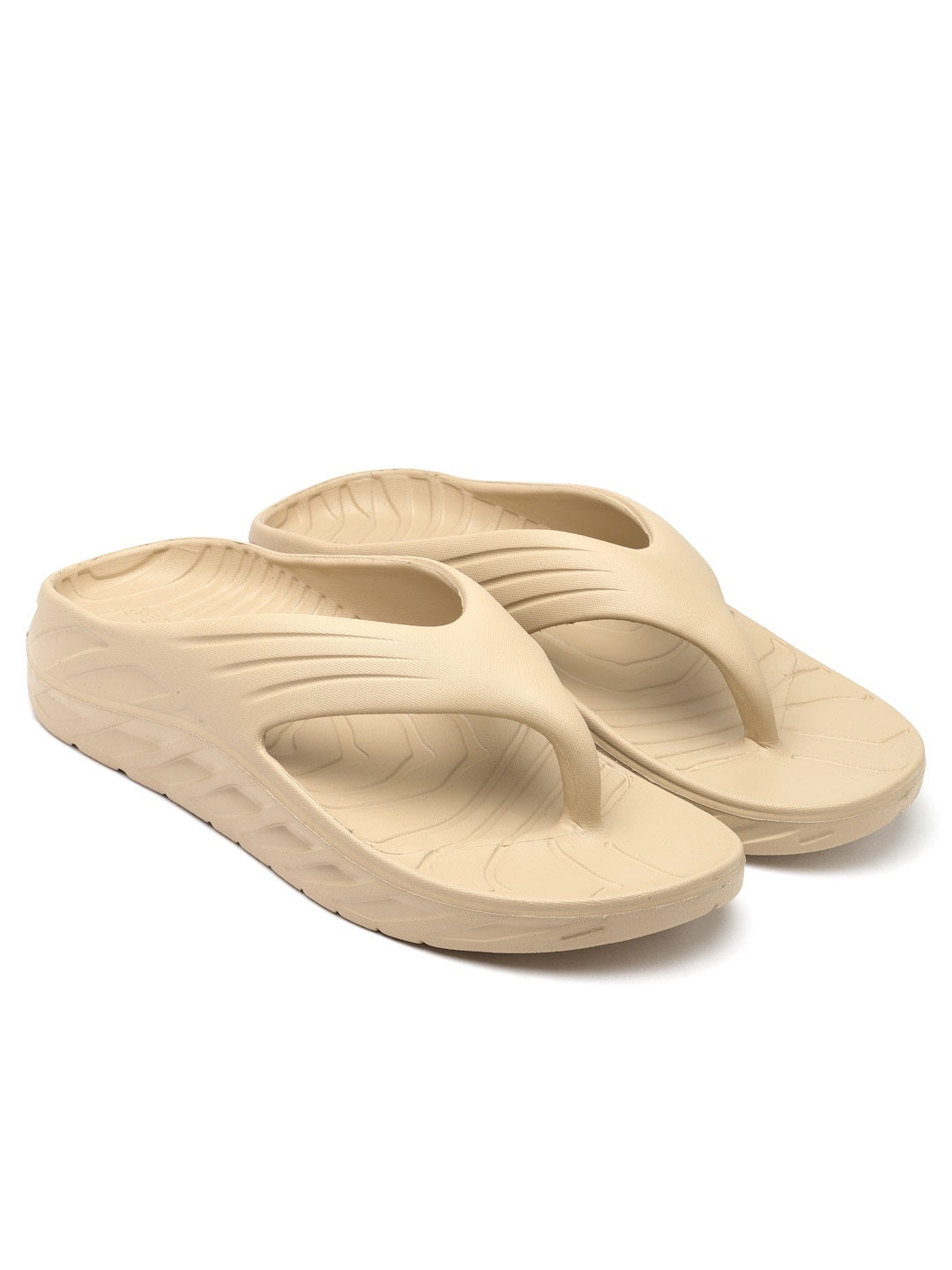Bersache Extra Soft Classic Casual with Regular wear with Ultra Soft & Flexibility Technology Flip Flop for Men's & Boy's -Beige-6095