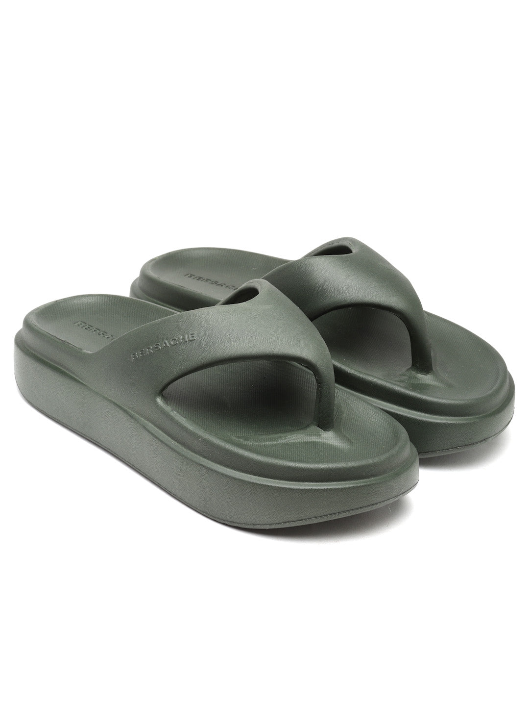 Bersache Extra Soft Classic Casual with Regular wear with Ultra Soft & Flexibility Technology Slipper For women's/Girl's-Green-6111