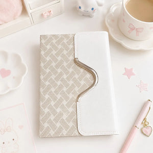 White Aesthetic Notebook - Tinyminymo
