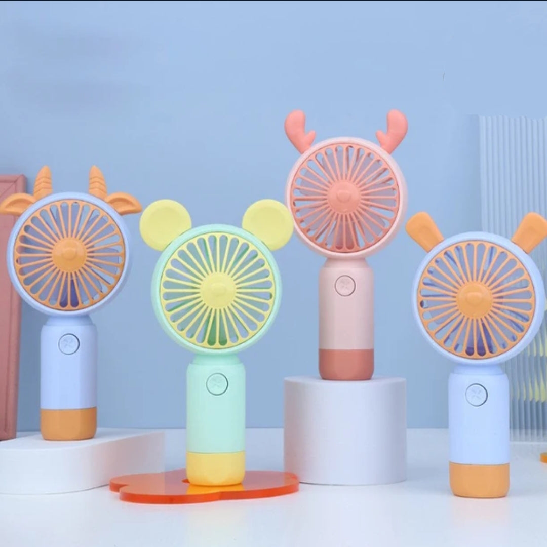 Animal Themed Two Gear Hand Fan