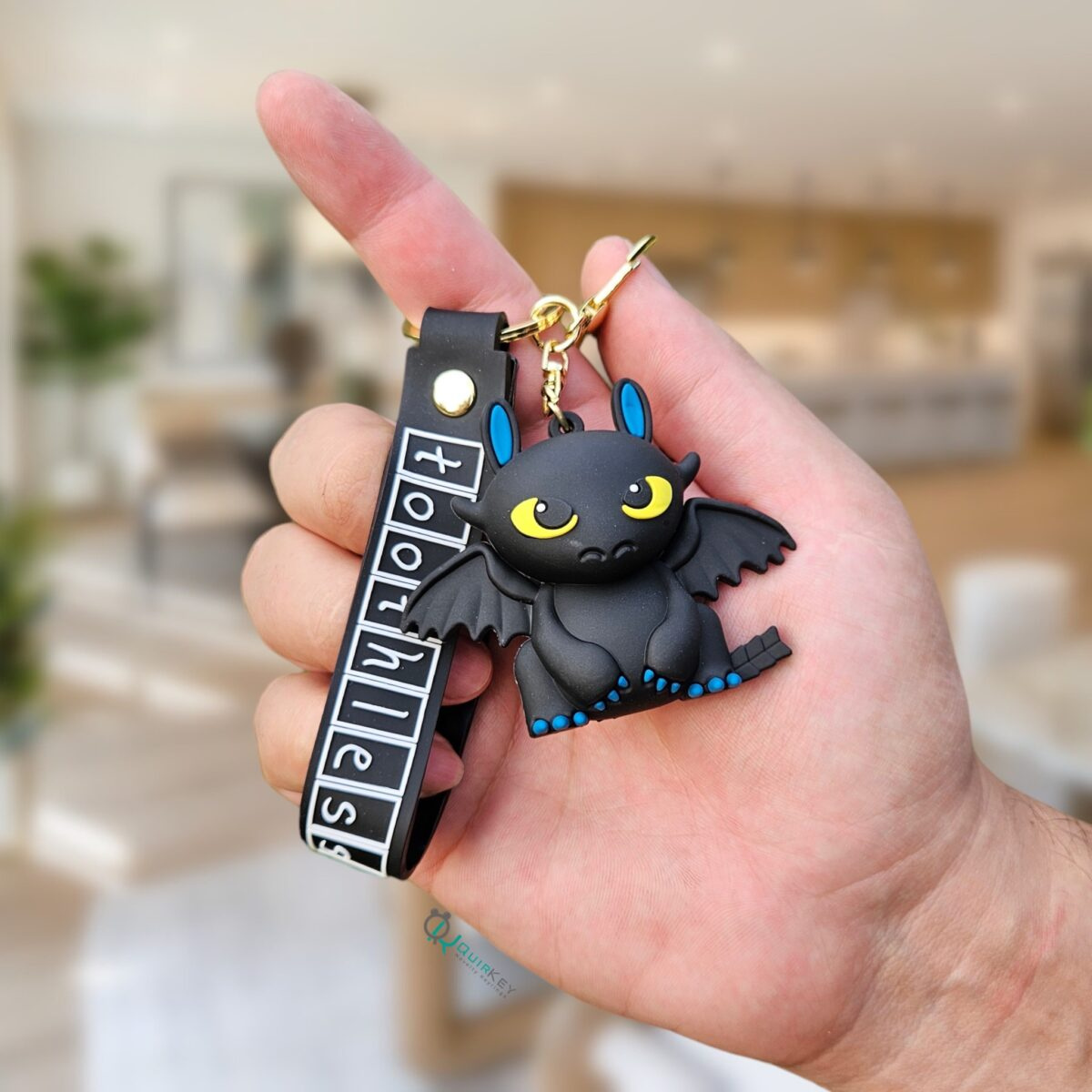 Night Fury Dragon Keychain - Tinyminymo