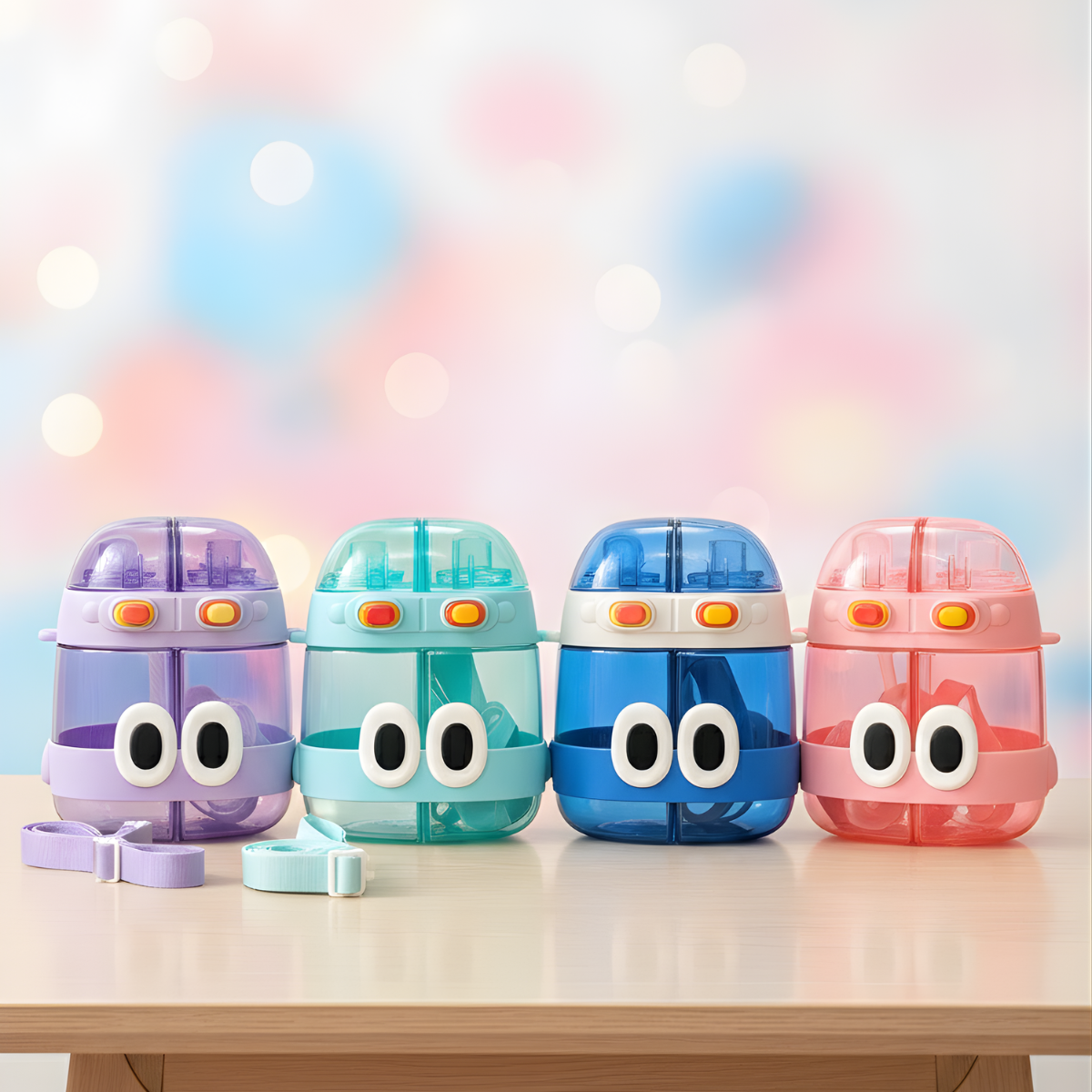 Bear Face Dual Water Bottle - Tinyminymo