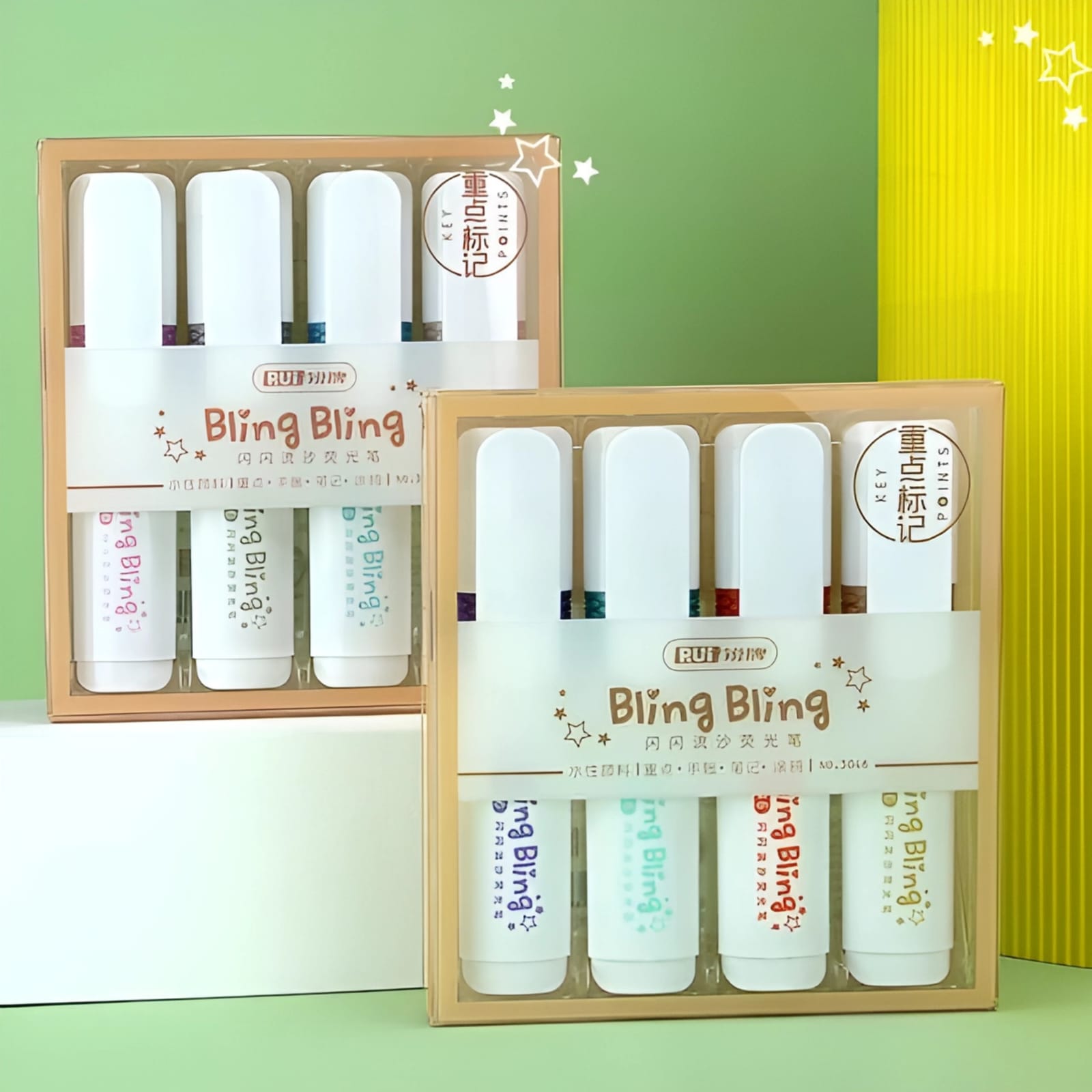 Bling Bling Highlighters - Set of 4