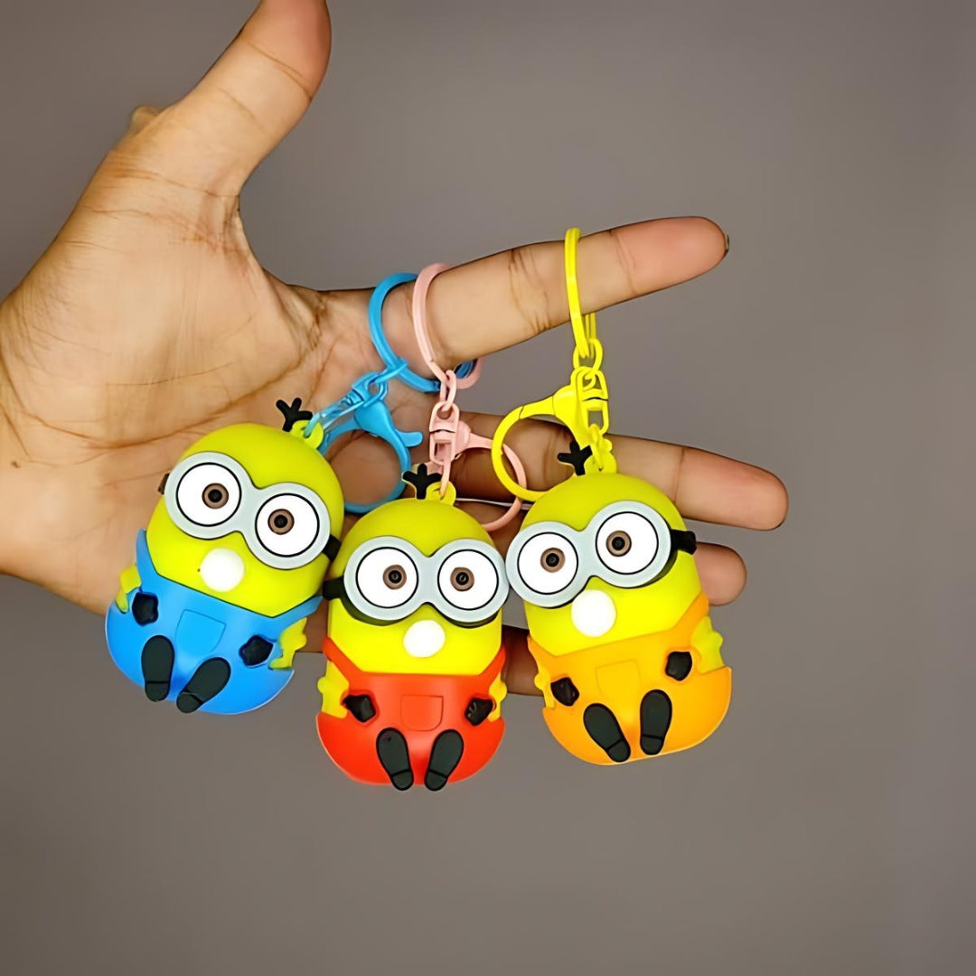 Blowing Bubble Minion 3D Keychain