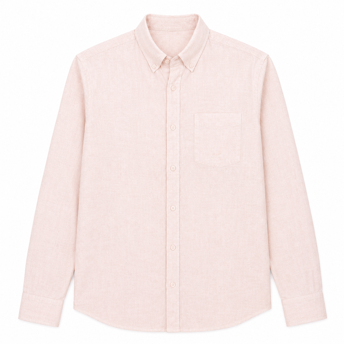 Peach Linear Linen Shirt