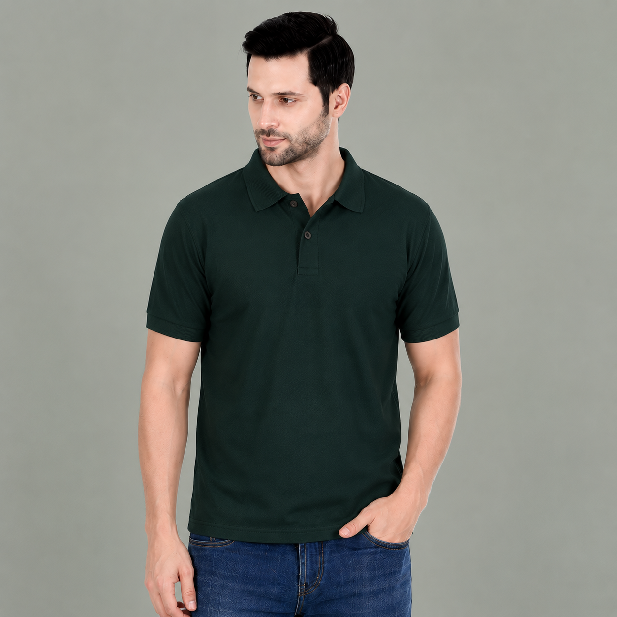 Honeycomb Dry Fit Polo T-Shirt | 100% Polyester | 180 GSM | Quick Dry | Regular Fit