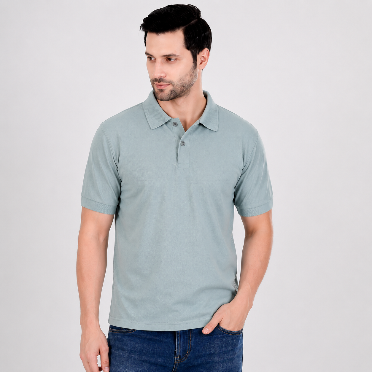 Honeycomb Dry Fit Polo T-Shirt | 100% Polyester | 180 GSM | Quick Dry | Regular Fit