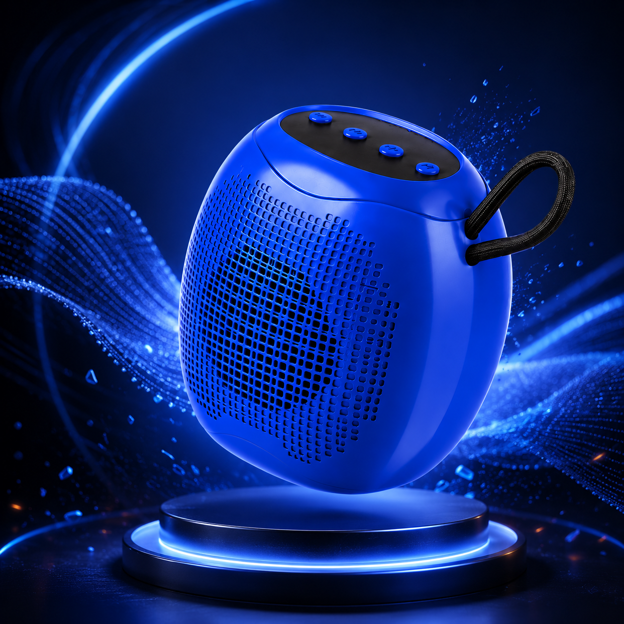 Amfox OMNI 10W Portable Bluetooth Speaker | Hi-Res Audio | Wireless Bluetooth 5.0 | FM Radio | TF Card | USB Playback | Type-C Charging | Deep Bass | Compact Outdoor Speaker