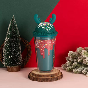 Green Color Christmas Sipper - Tinyminymo
