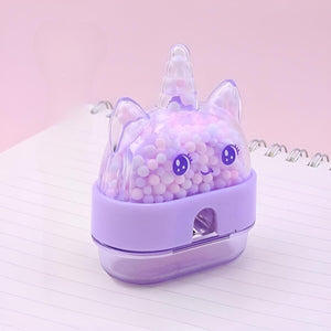Confetti Unicorn Pencil Sharpener - Tinyminymo