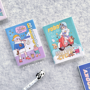 Cool Boy Pocket Diary on a Grey surface in 2 Designs - Tinyminymo