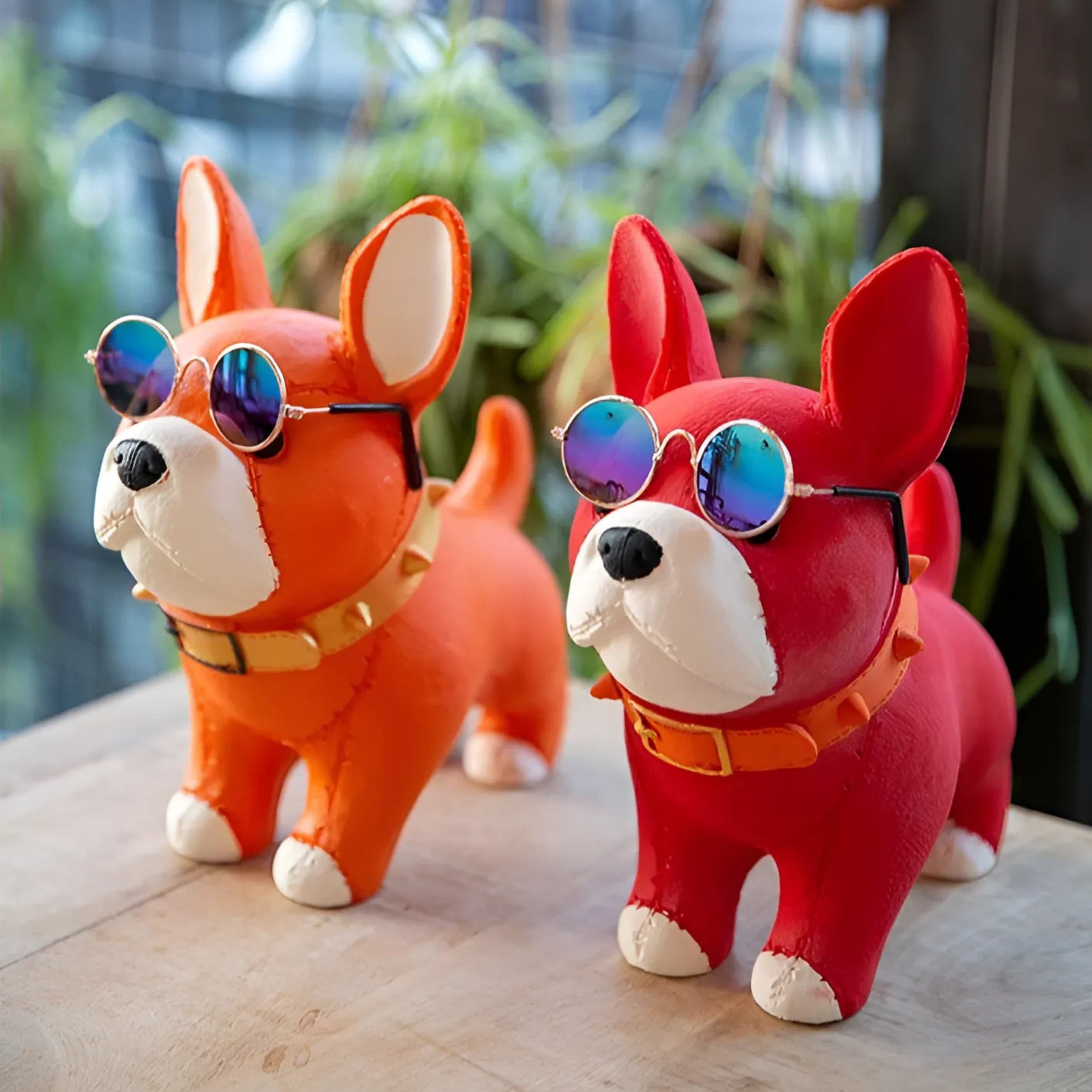 Cool Dog Resin Figure