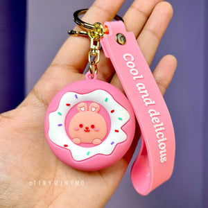 Cool and Delicious Animal Donut 3D Keychain - Tinyminymo