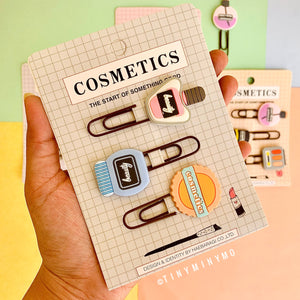 Cosmetic Paperclips - Set of 3 - Tinyminymo