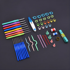 Collection of colorful Crochet Hooks and Related Tools - Tinyminymo