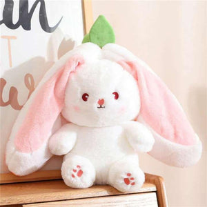 Cute Bunny Plush Toy with Pink Ears - Tinyminymo
