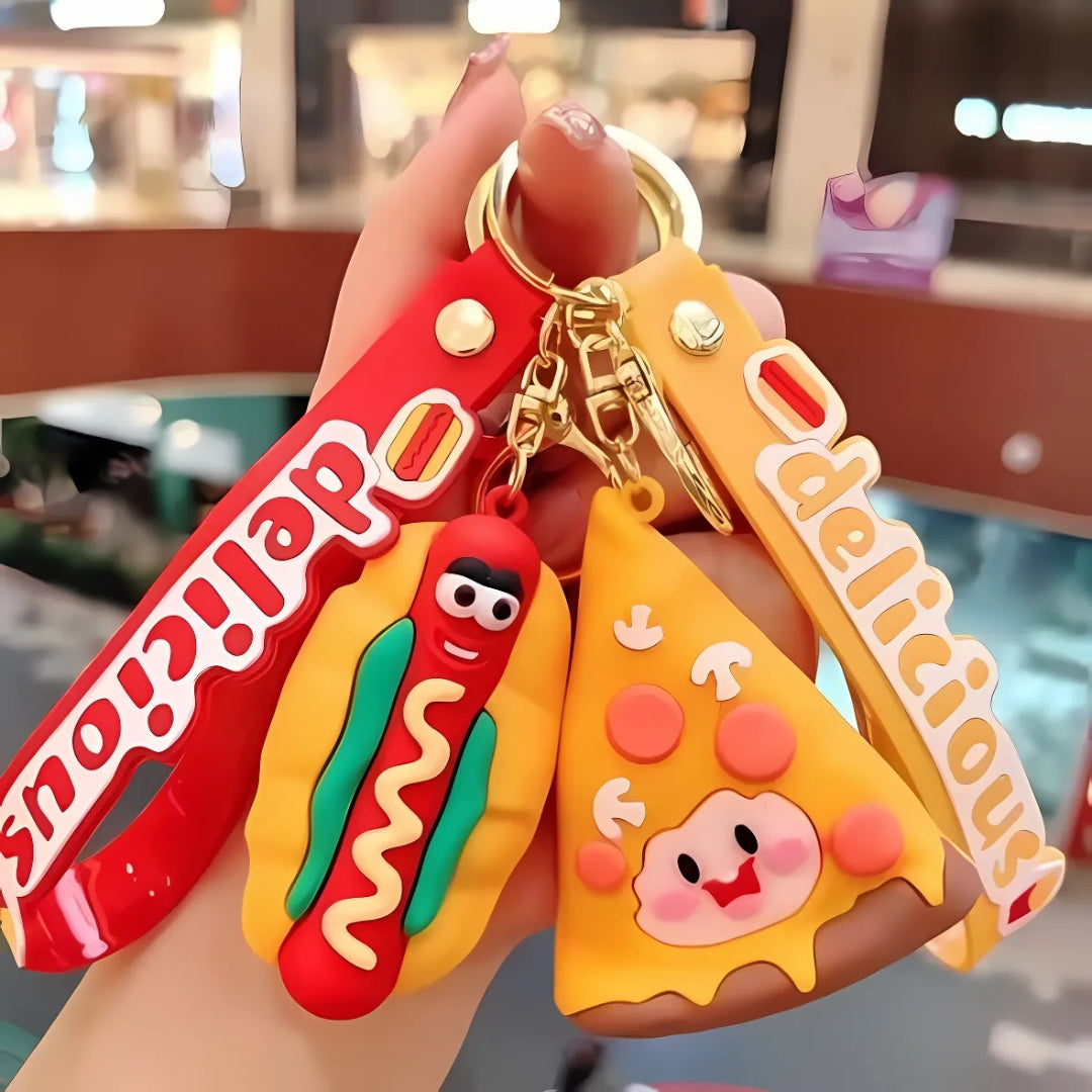 Delicious Foodie 3D Keychain