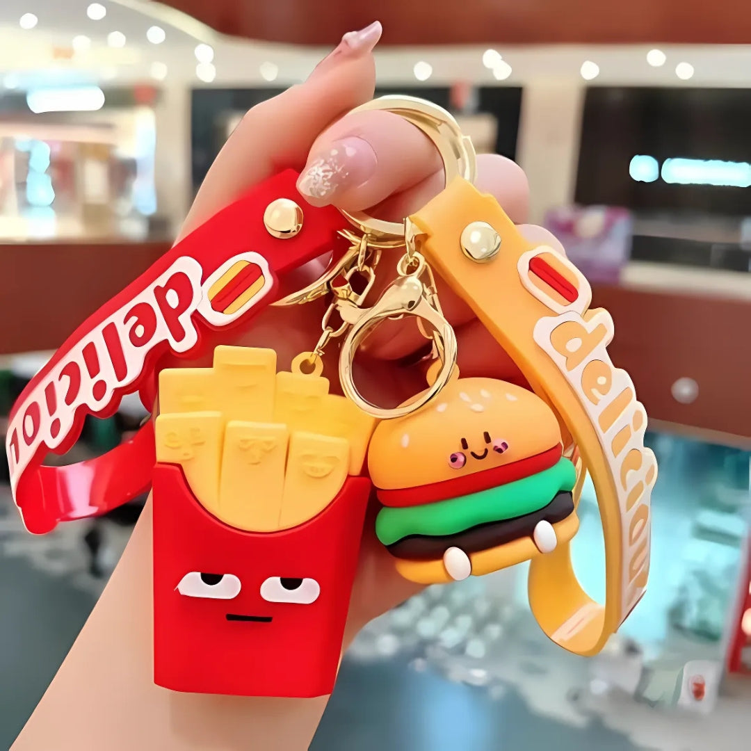 Delicious Foodie 3D Keychain