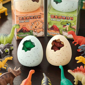 Two Dinosaur Egg Erasers - Tinyminymo