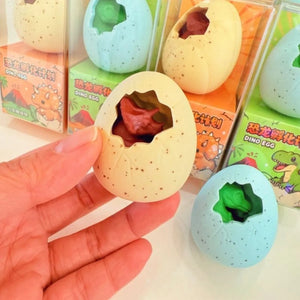Yellow Dinosaur Egg Eraser - Tinyminymo