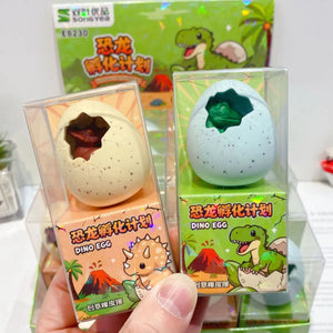 Yellow and Green Dinosaur Egg Erasers - Tinyminymo