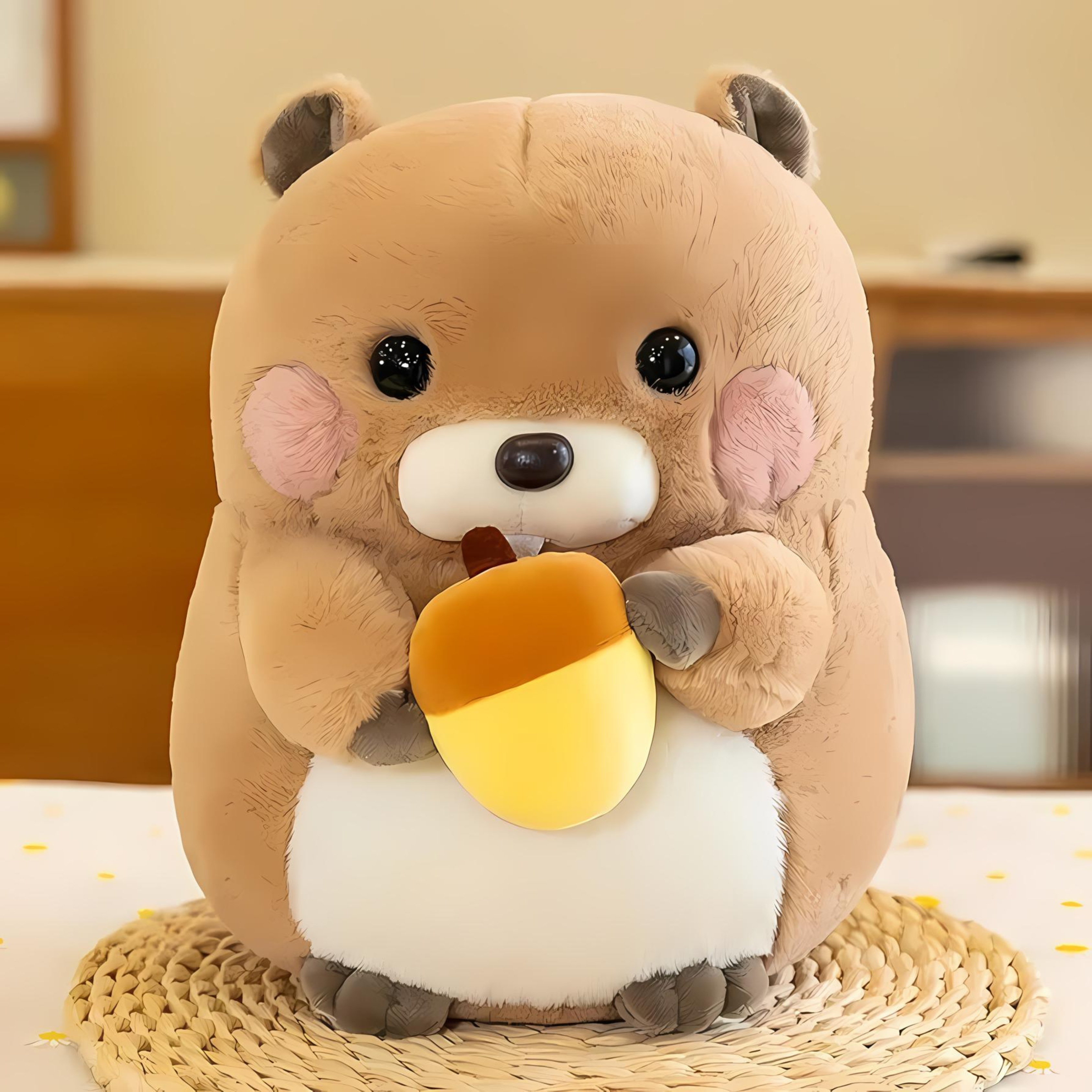 Eating Hamster Soft Toy
